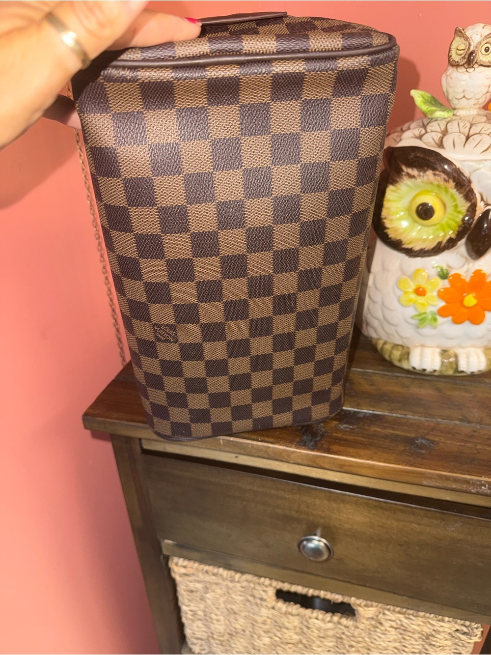 Authentic Louis Vuitton Damier Ebene Toiletry Pouch Brown - Picture 8 of 15